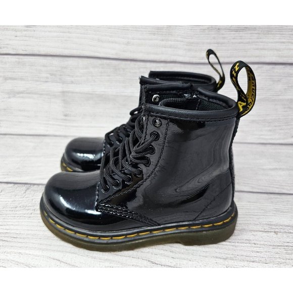 Dr. Martens Kids 1460 patent leather boots Size 7 - Picture 9 of 10